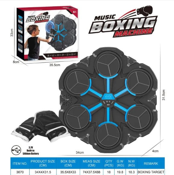 Boxing Target Machine with Bluetooth Speaker