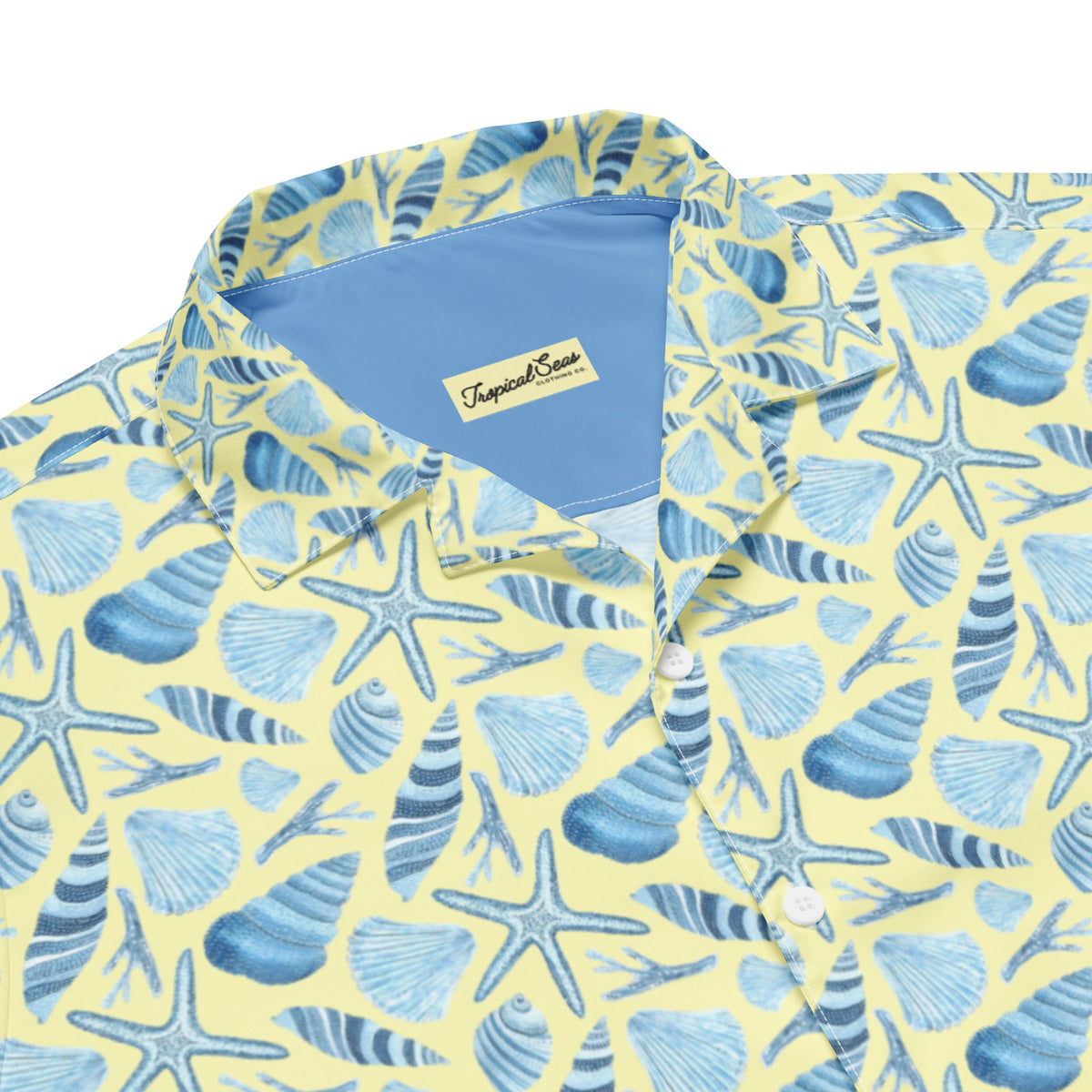 Sunny Shell Button Summer Shirt