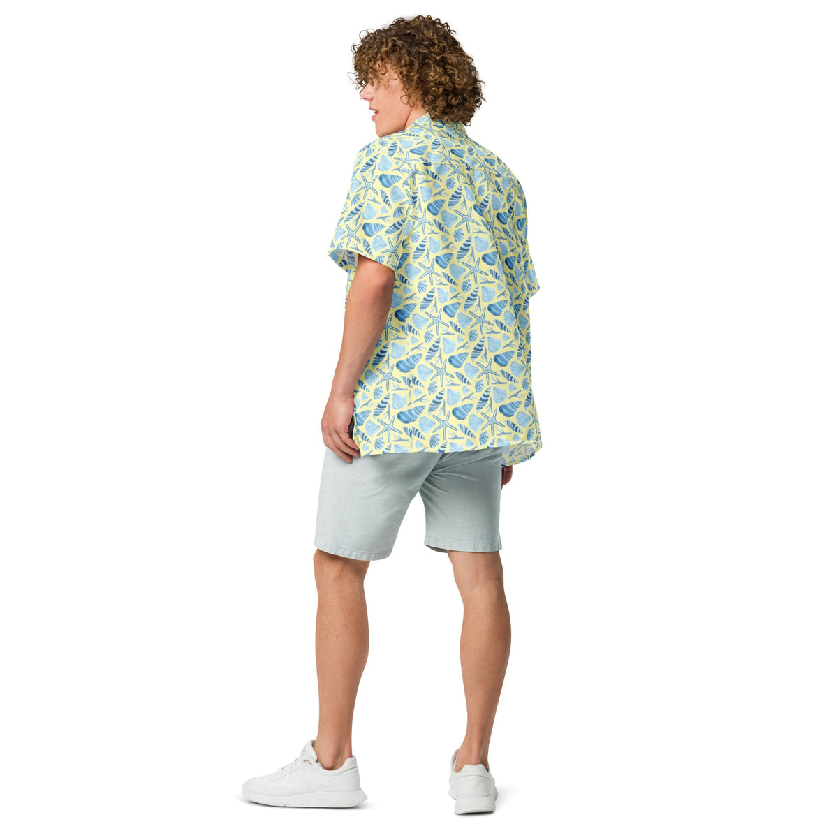 Sunny Shell Button Summer Shirt