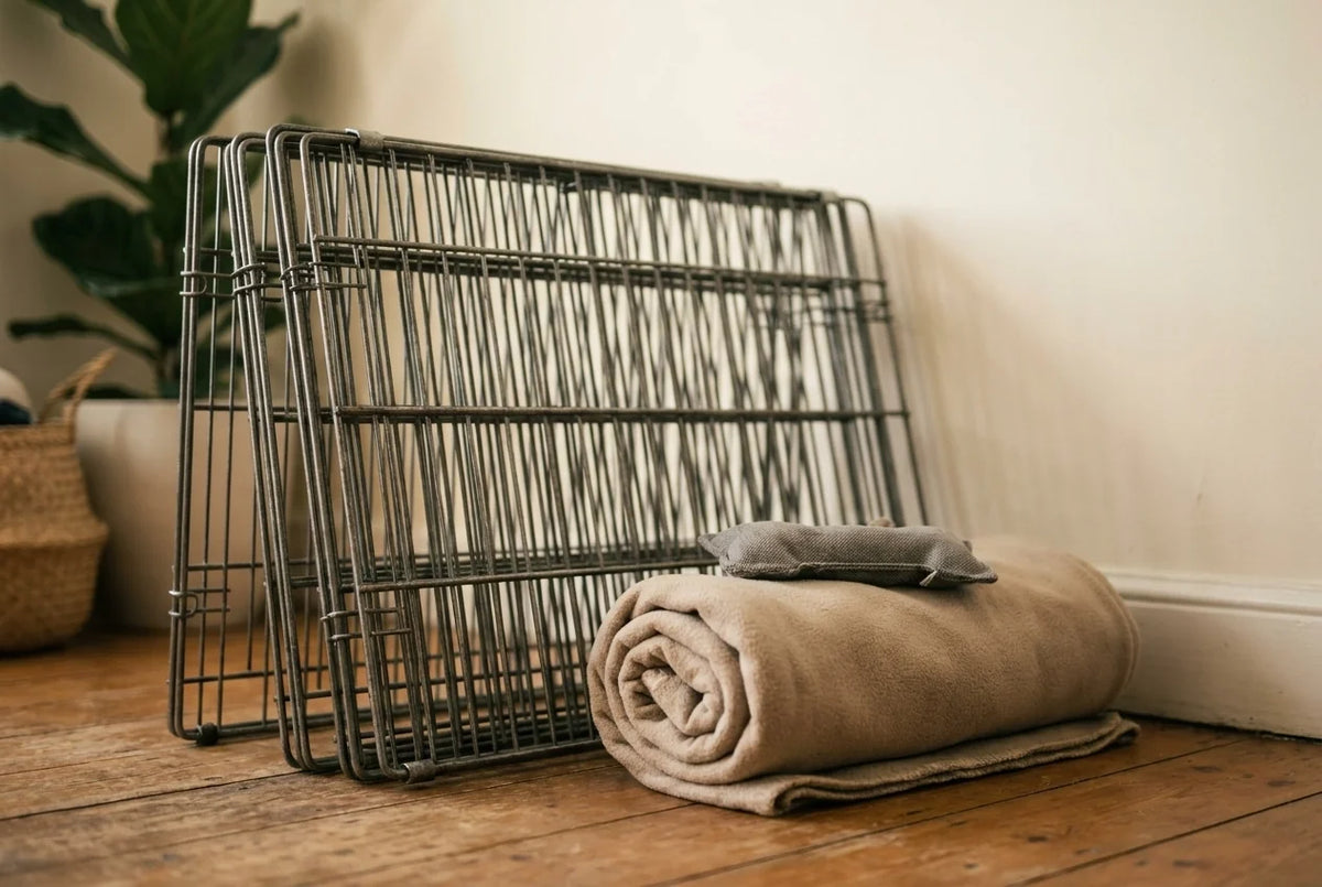 Professional header image for list-based article: XL Dog Cages: What Every Large Breed Owner Should Know