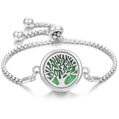 Aromatherapy Diffuser Bracelet – Stainless Steel Perfume Locket