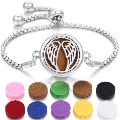 Aromatherapy Diffuser Bracelet – Stainless Steel Perfume Locket