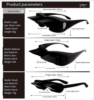 Periscope Bed Reading Glasses – Lie Flat, Read Comfortably
