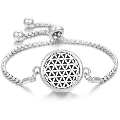 Aromatherapy Diffuser Bracelet – Stainless Steel Perfume Locket