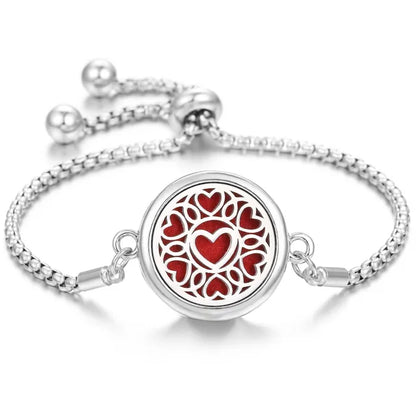 Aromatherapy Diffuser Bracelet – Stainless Steel Perfume Locket