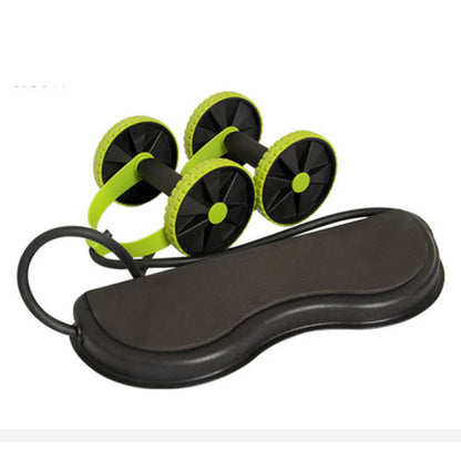 Double Wheel Ab Roller Kit with Resistance Bands