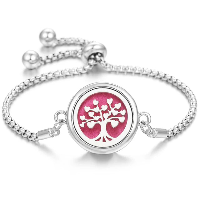 Aromatherapy Diffuser Bracelet – Stainless Steel Perfume Locket