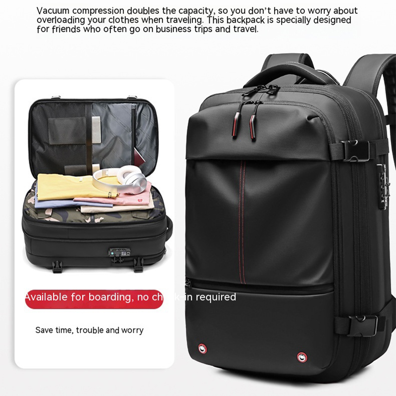 Vacuum Compression Travel Backpack – Large Capacity