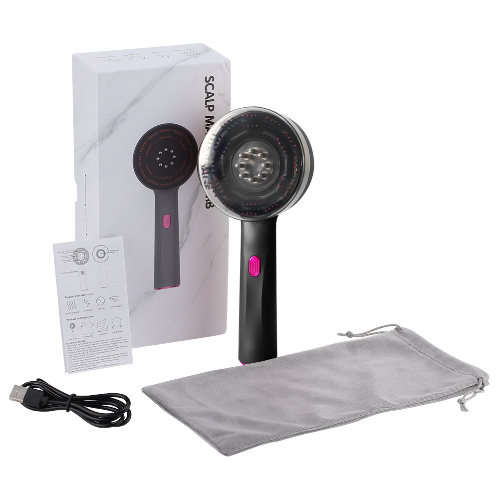 Electric Scalp Massage Comb with Red Light Therapy