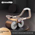 Automatic rebound ab wheel