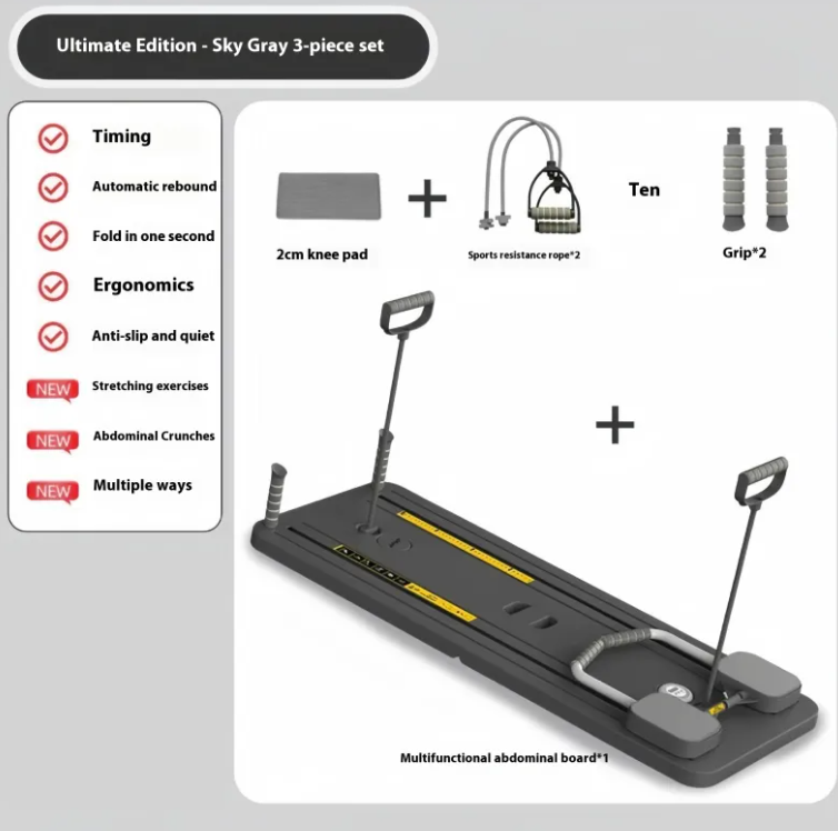 Multi Function Abdominal Wheel Fitness Board