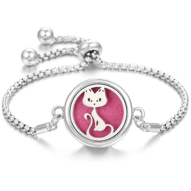 Aromatherapy Diffuser Bracelet – Stainless Steel Perfume Locket