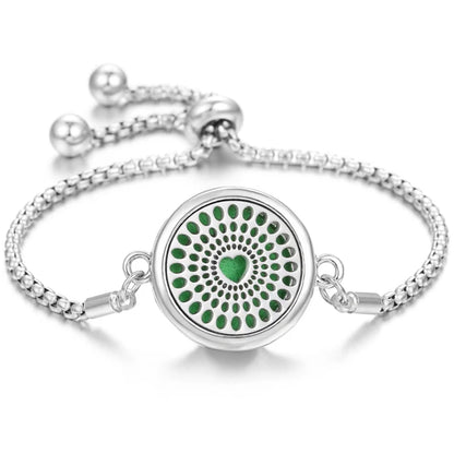 Aromatherapy Diffuser Bracelet – Stainless Steel Perfume Locket