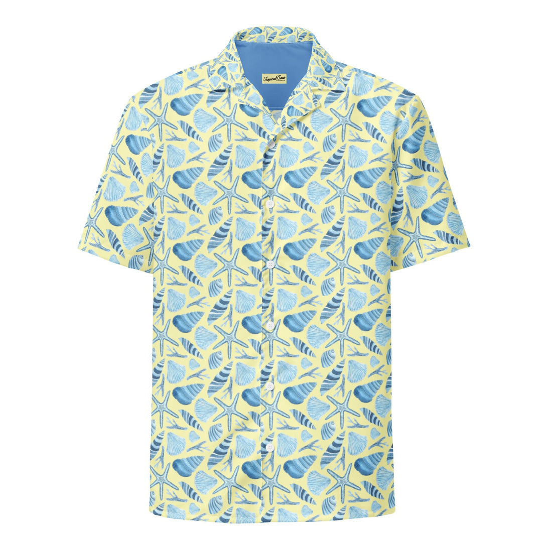 Sunny Shell Button Summer Shirt
