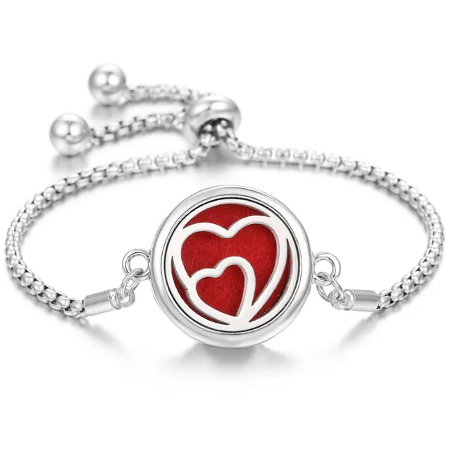 Aromatherapy Diffuser Bracelet – Stainless Steel Perfume Locket